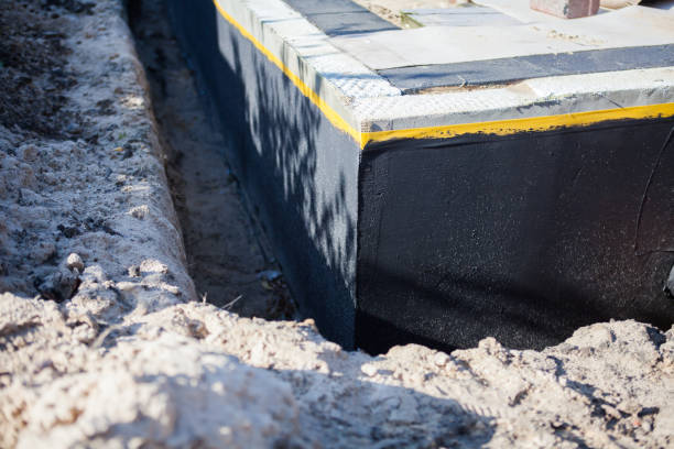 Residential Waterproofing installation at a Fulton, NY home by SJ Waterproofing Pros